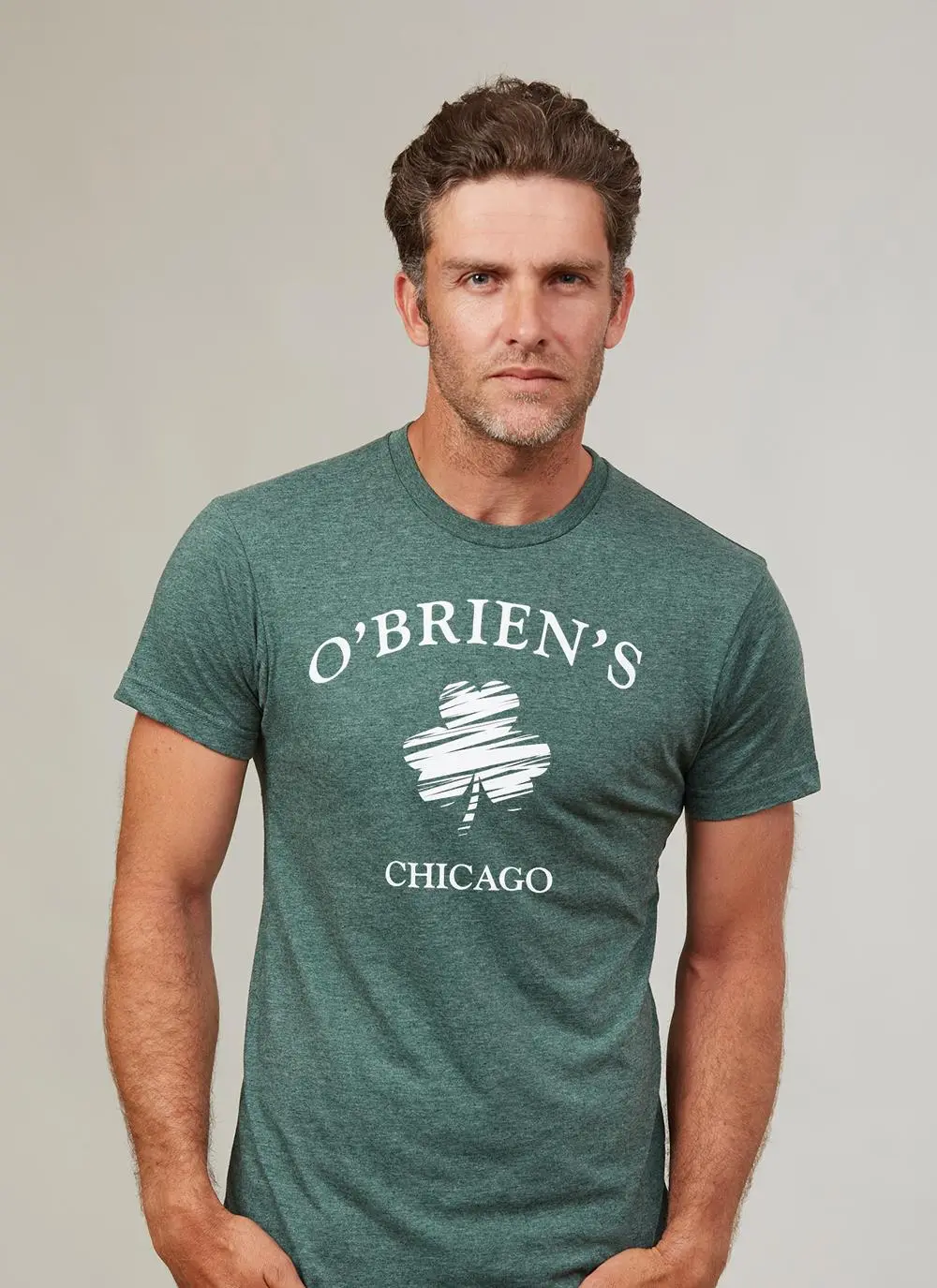 Personalized Irish Melange T-Shirt - Large
