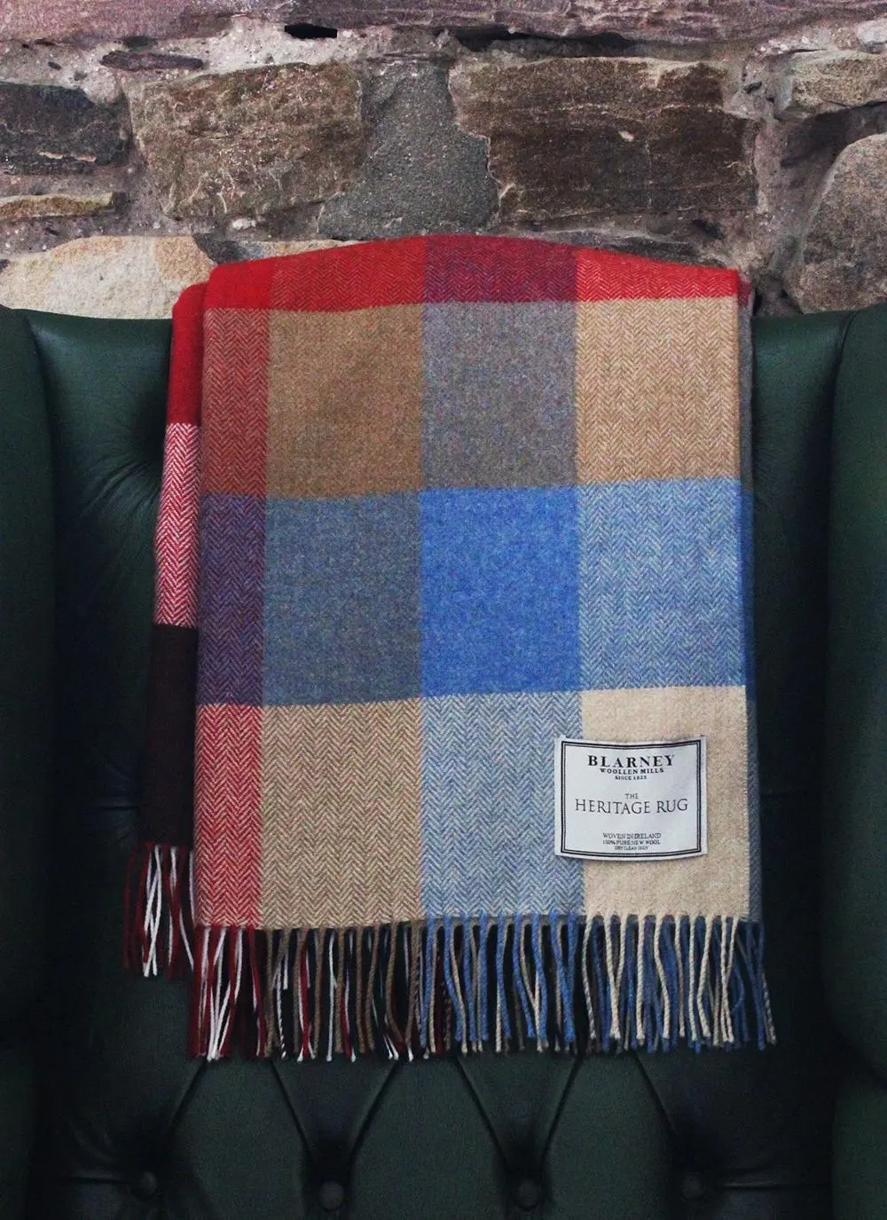 Blarney Multicolor Lambswool Throw