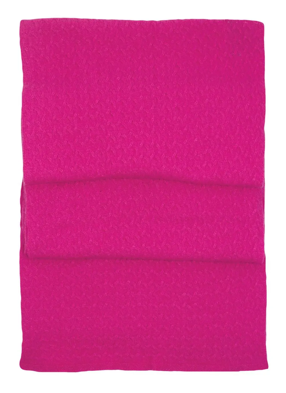 Bright Vee Stitch Cable Scarf