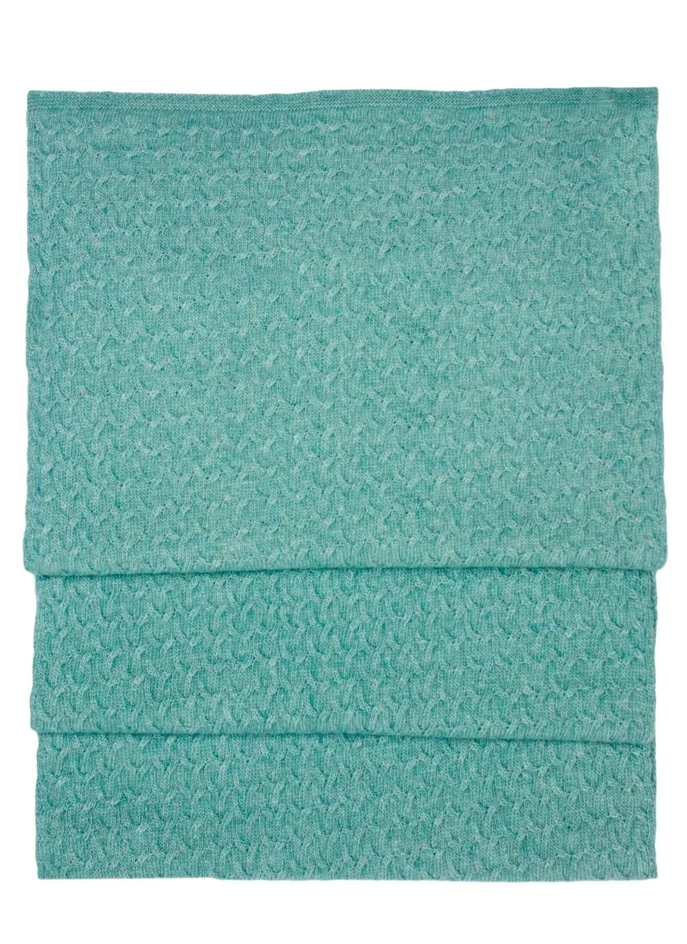 Bright Vee Stitch Cable Scarf