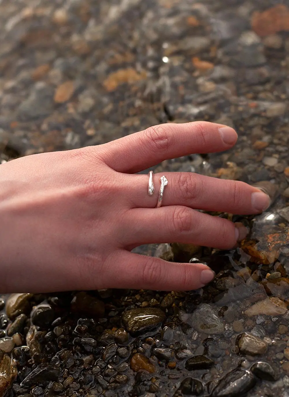 Silver Sprig Ring 