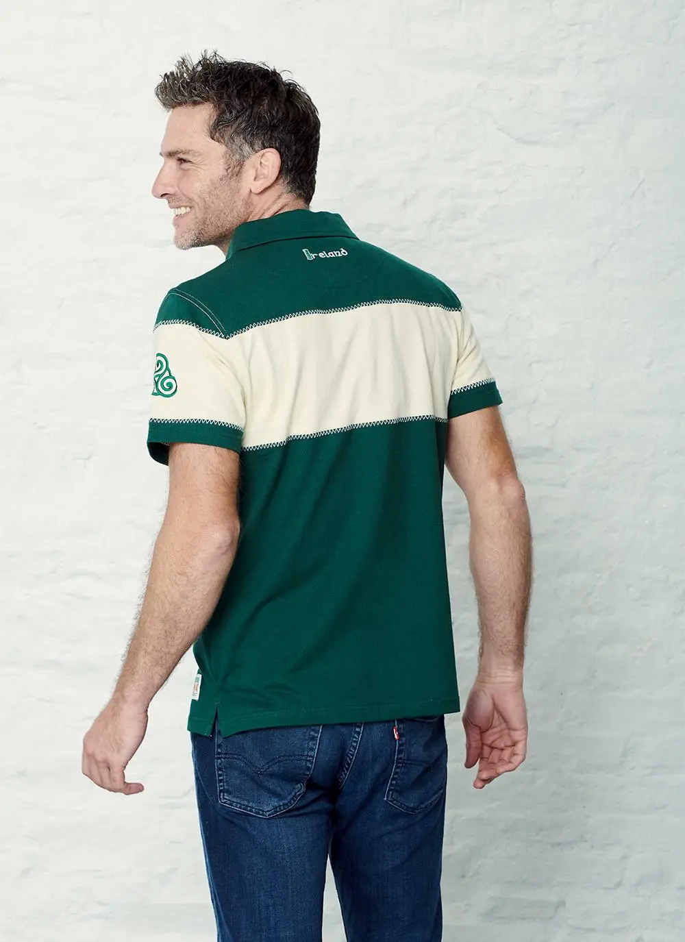 Ireland Four Provinces Crest Rugby Polo Shirt