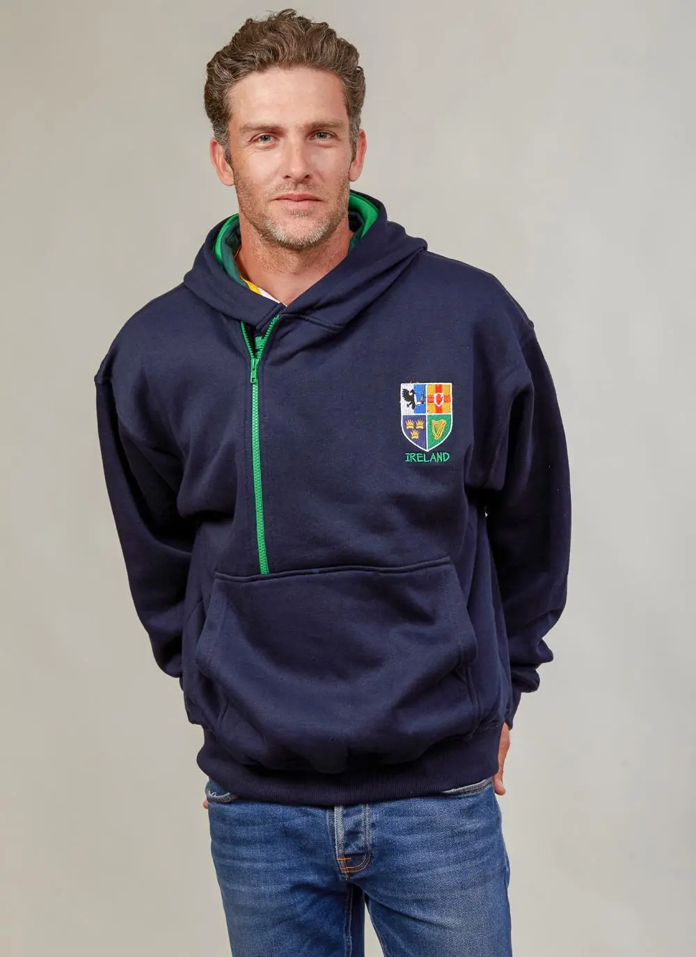 Ireland Four Provinces Half Zip Hoodie