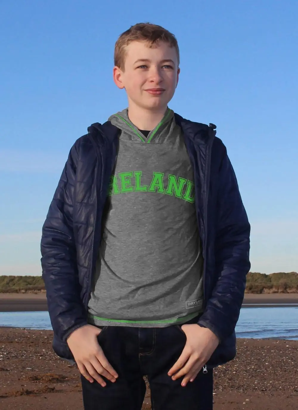 Kids Long Sleeve Ireland Hoodie