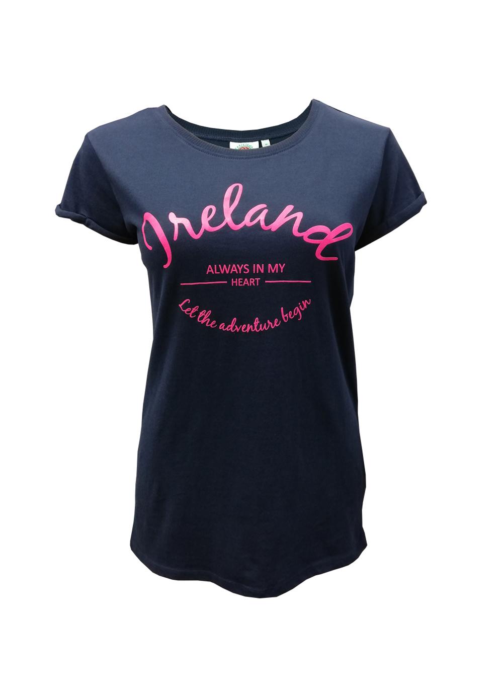 Ireland Neon V-Neck T-Shirt | Blarney