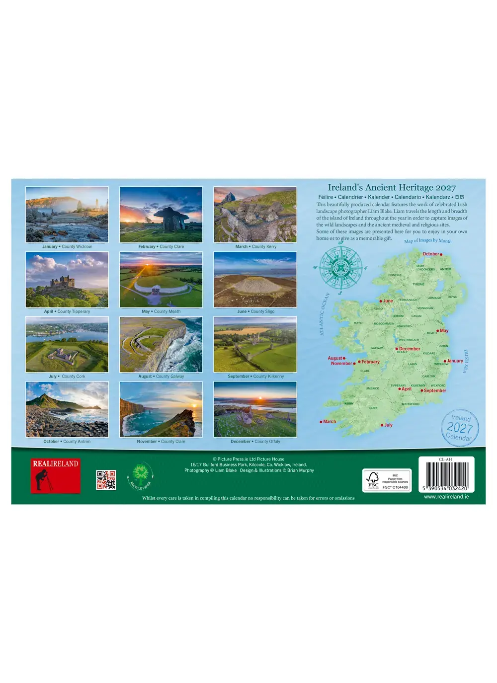 Ireland's Ancient Heritage 2027 Calendar