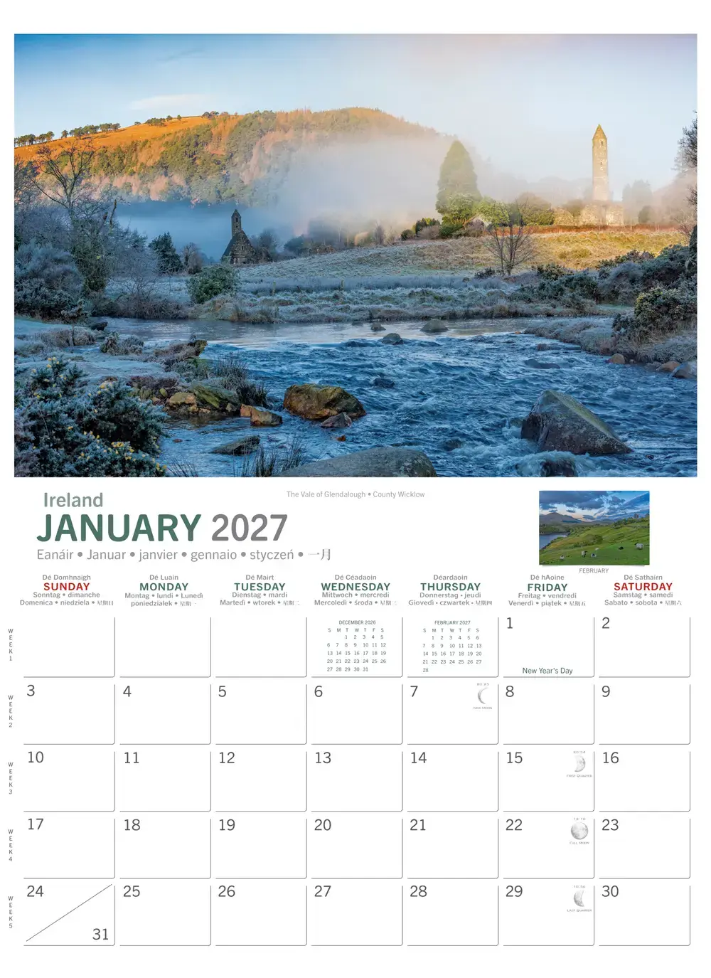 Ireland's Ancient Heritage 2027 Calendar