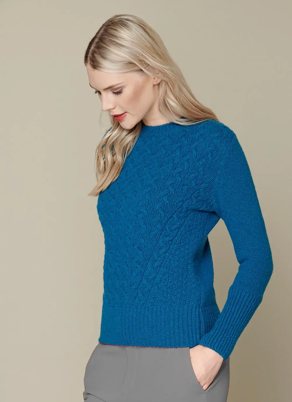 Kilcrea Cable Crew Neck Sweater