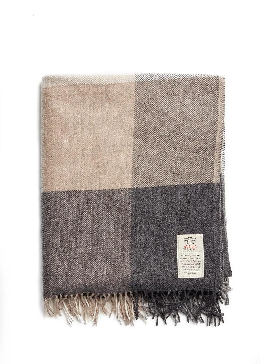 Irish Fields Cashmere Throw
