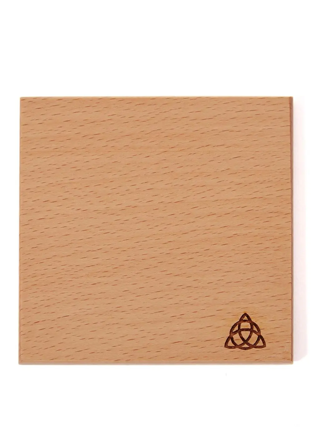 Irish Trinity Knot Beech Coasters Set of 6