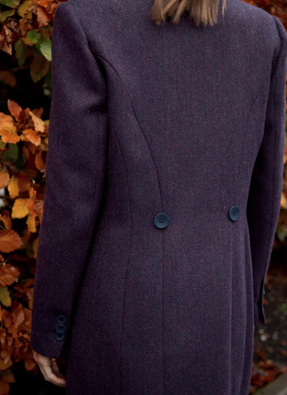 Irish Tweed Mid-Length Coat