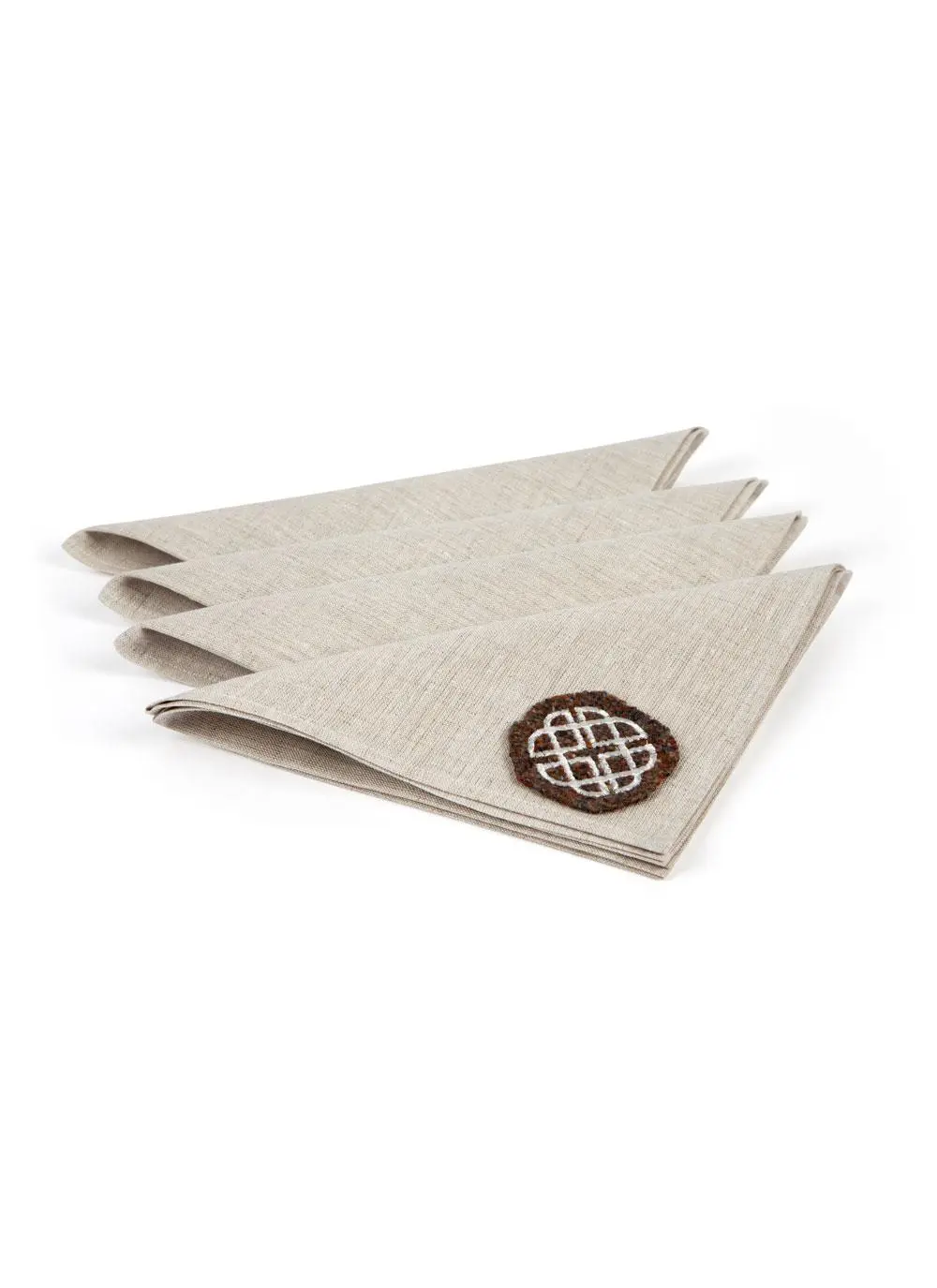 Natural Tweed Grainne Linen Napkins Set of 4