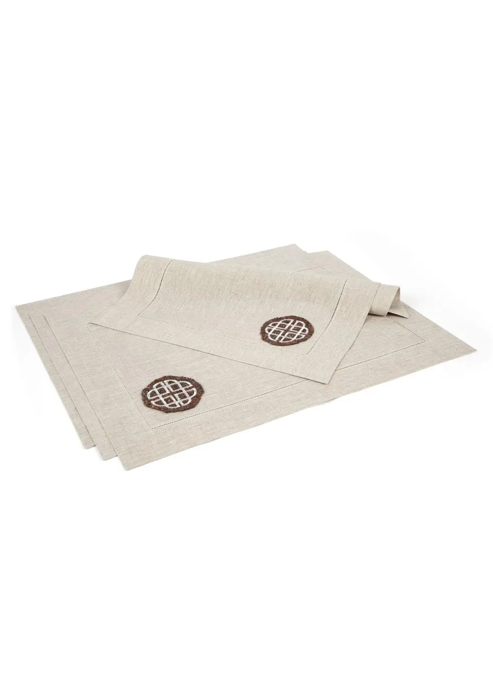 Natural Tweed Grainne Linen Placemats Set of 4