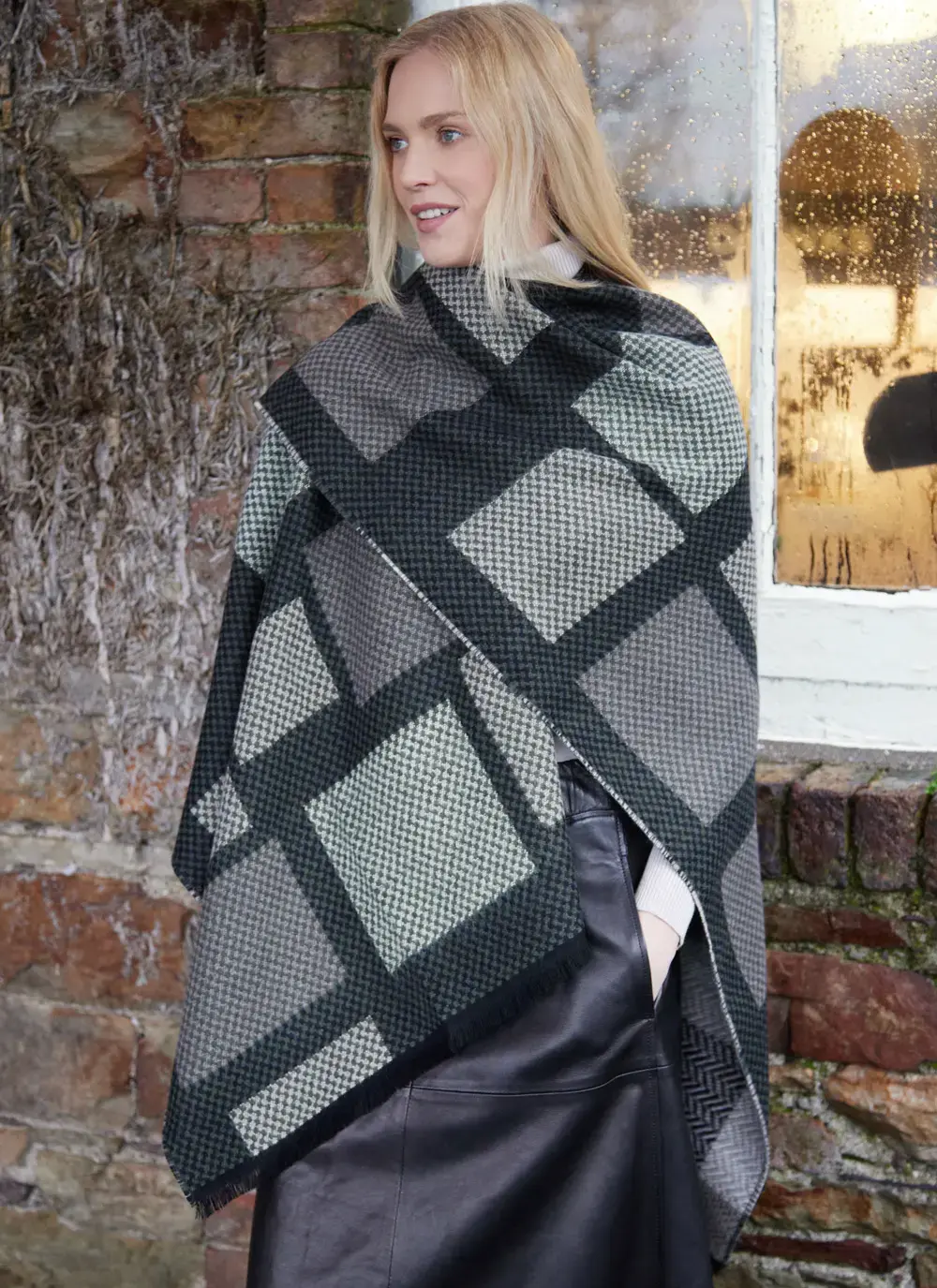 Herringbone Patch Wrap