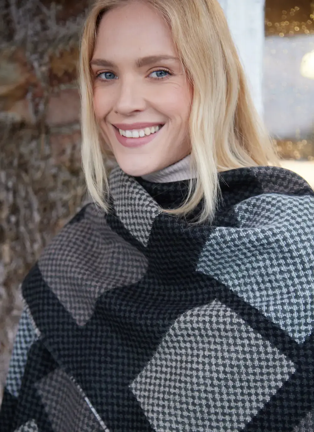 Herringbone Patch Wrap