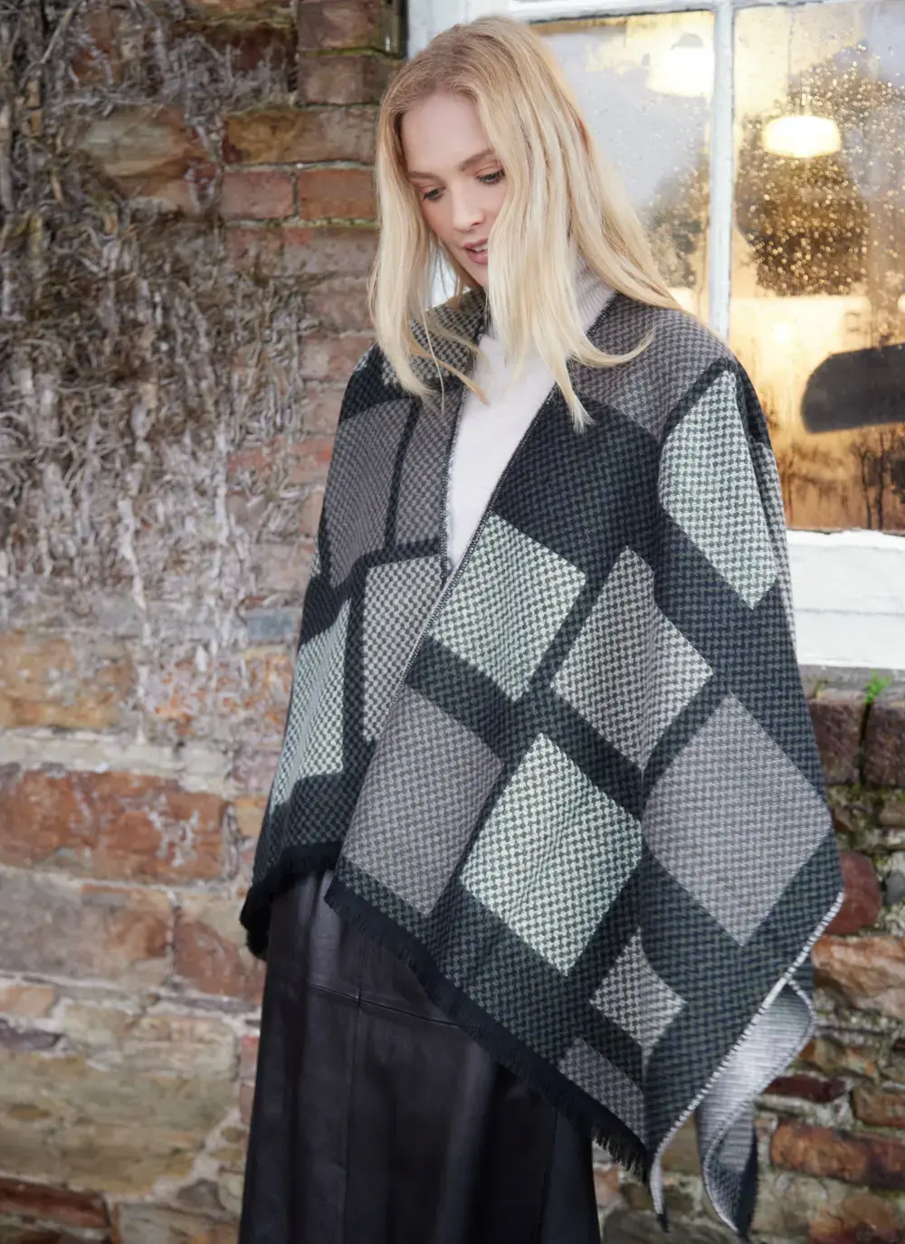 Herringbone Patch Wrap