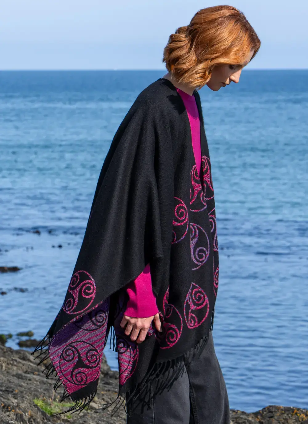 Fringed Triskele Wrap