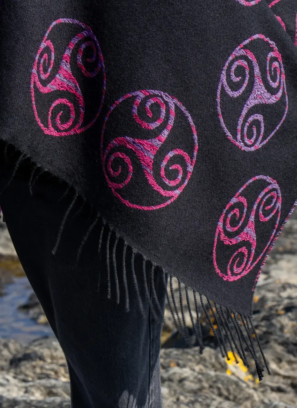 Fringed Triskele Wrap