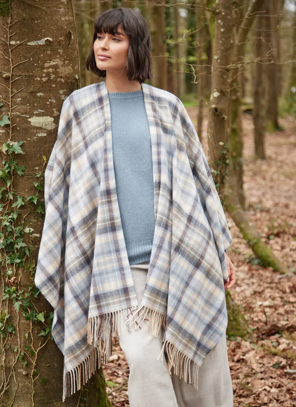 Liz Lambswool Shawl