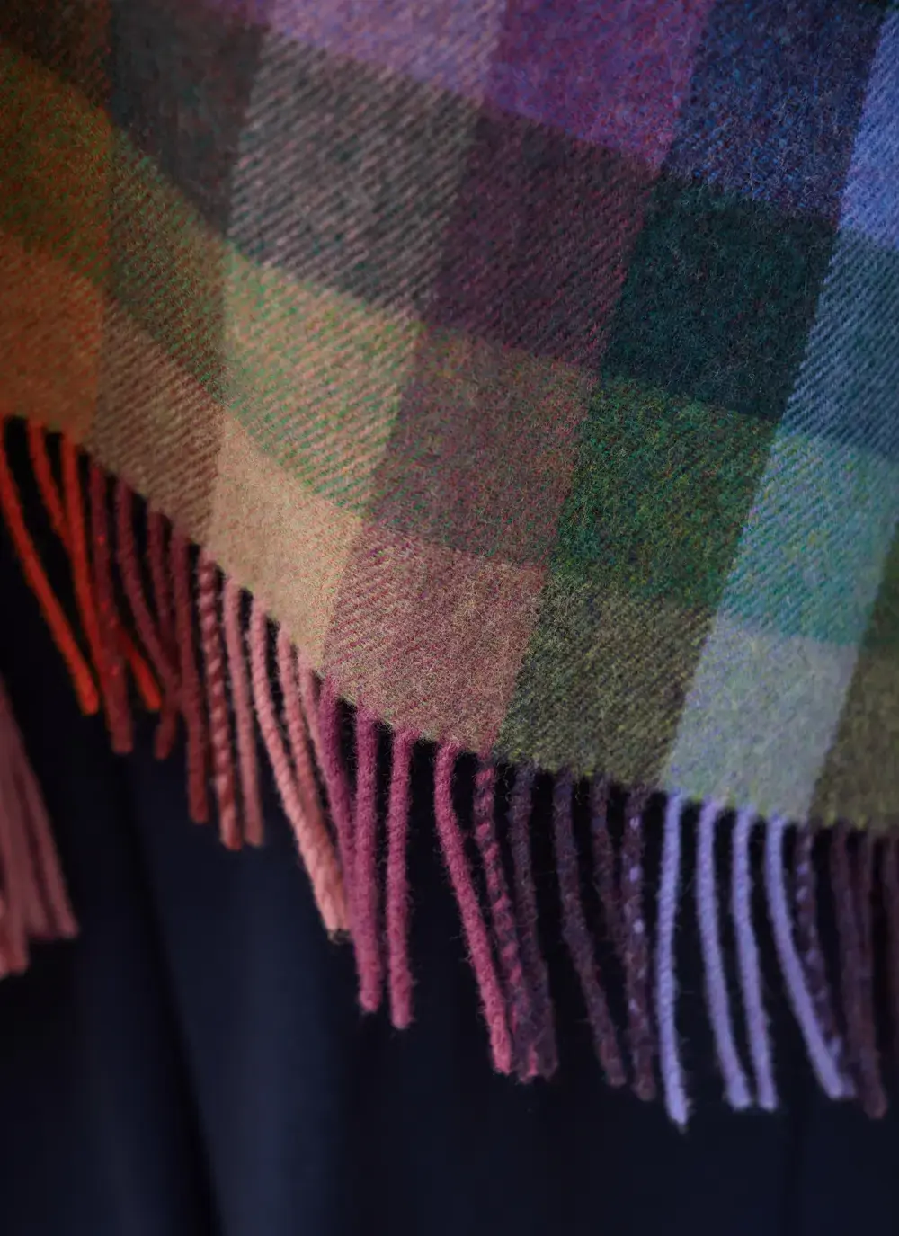 Liz Lambswool Shawl