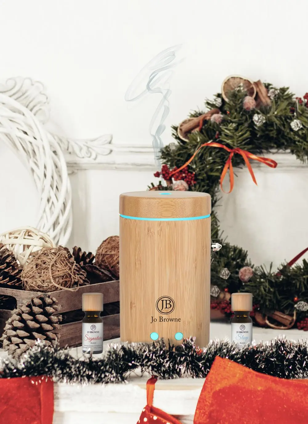 Bamboo Aroma Diffuser & Oil Blends (US Fitting)