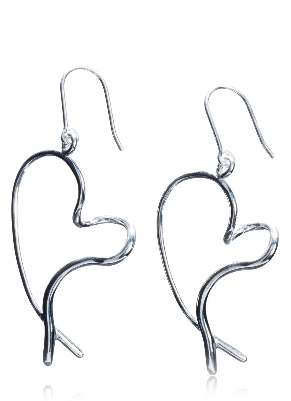 Gra Medium Sterling Silver Drop Earrings