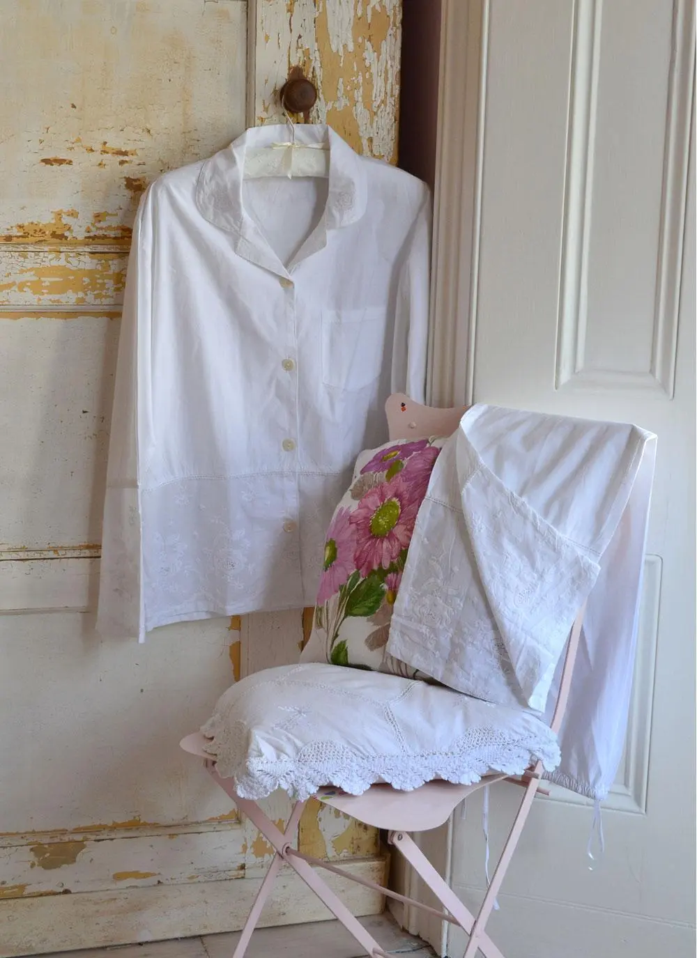 Julia Cotton Pajamas in Small-Medium