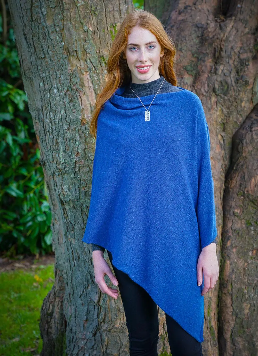 Julie Wool Mix Poncho