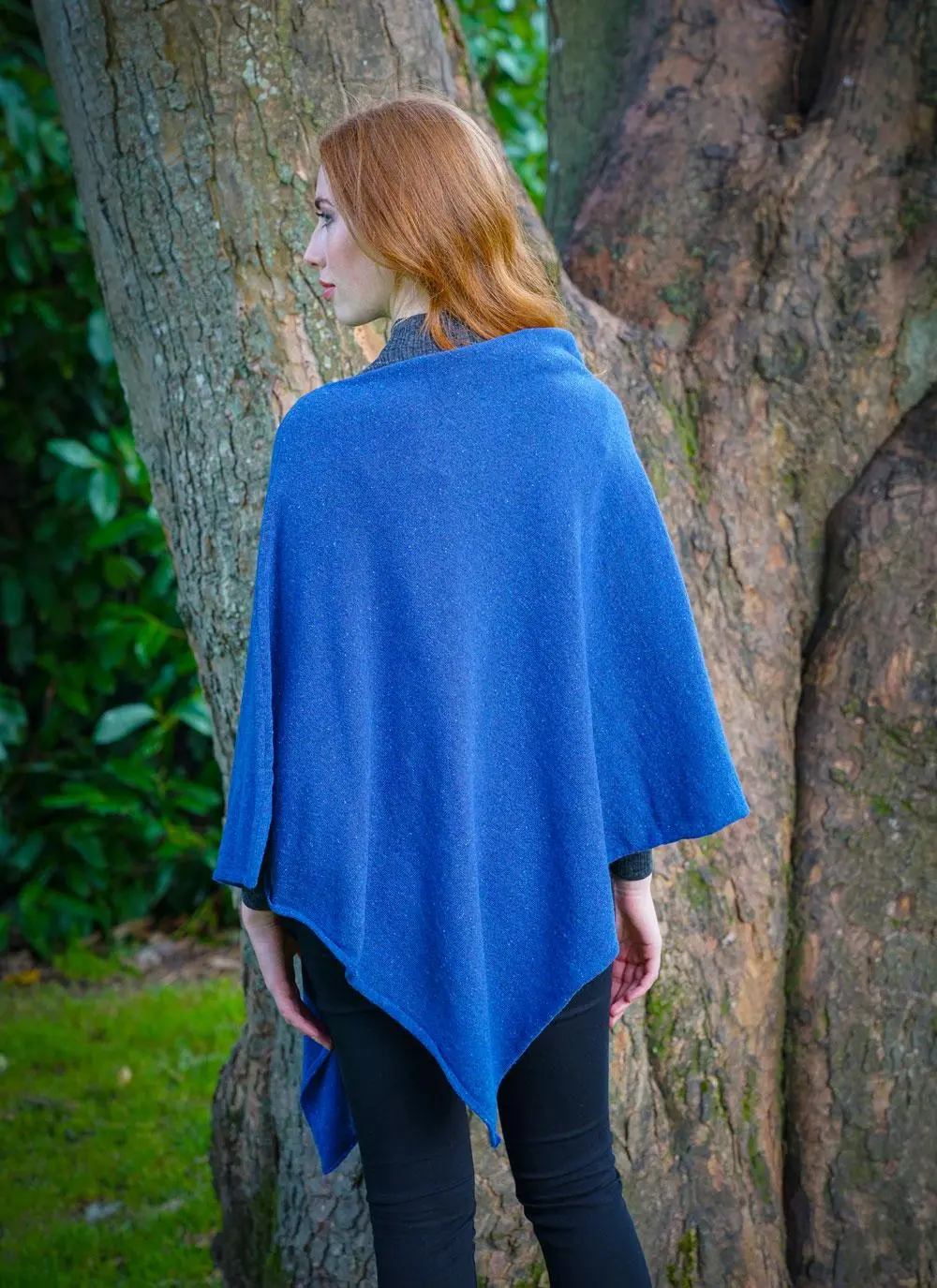 Julie Wool Mix Poncho
