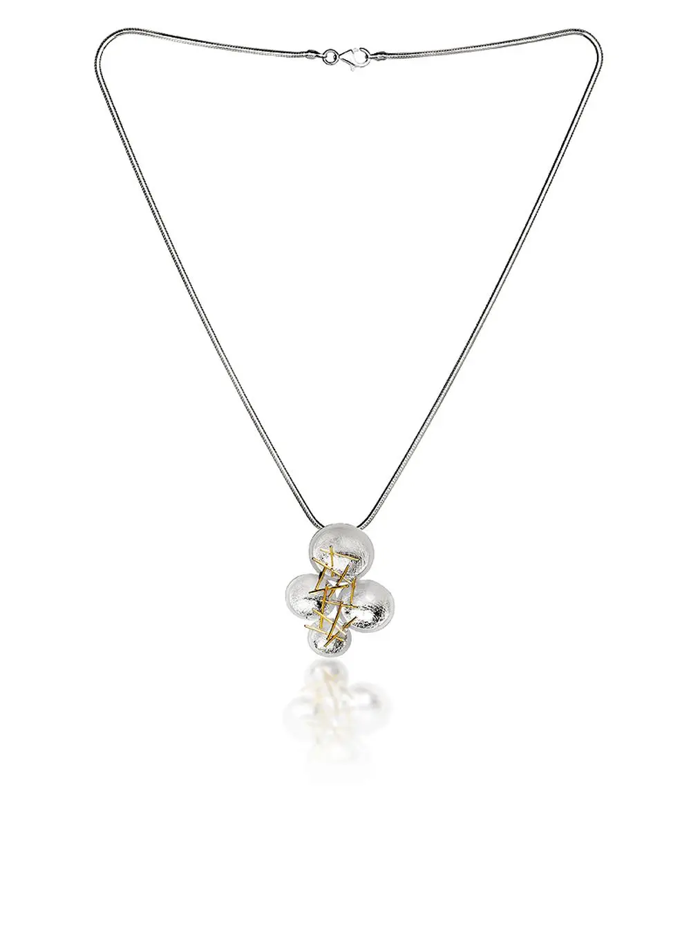  Kathleen Medium Silver Pendant 