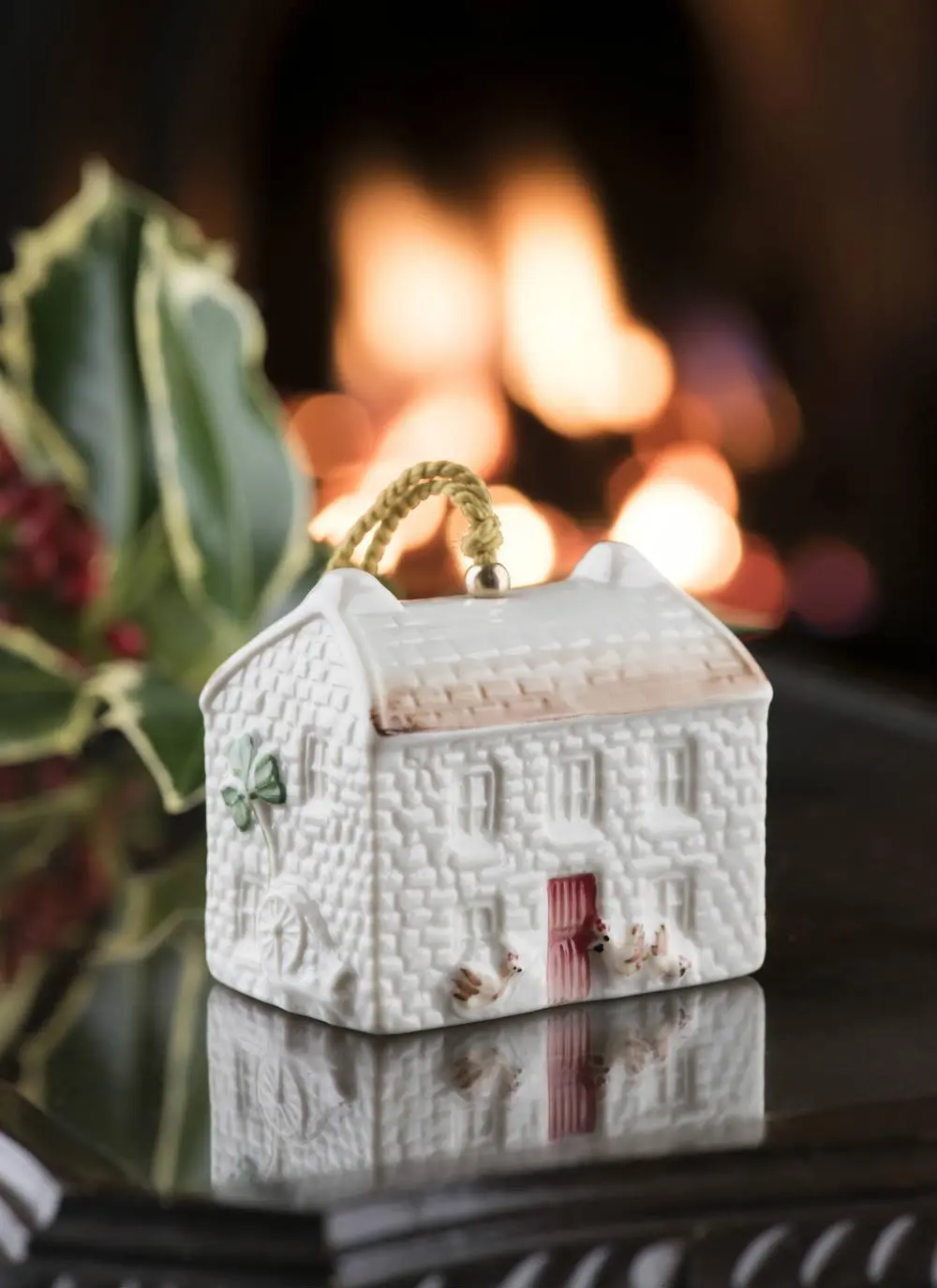 Belleek Classic Kerry Farmhouse Annual Bell Ornament 2018