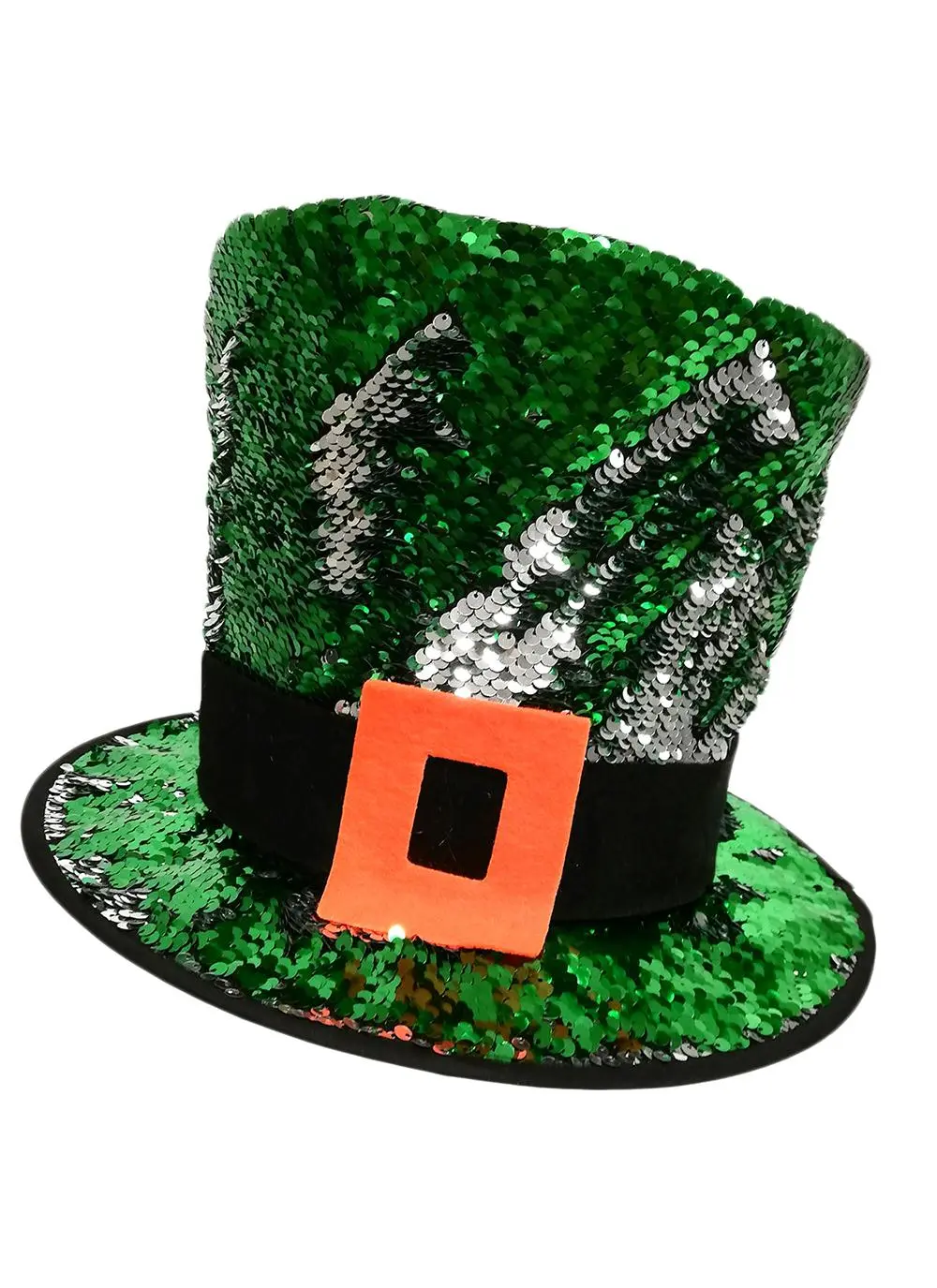 Kids Reversible Sequin Leprechaun Hat