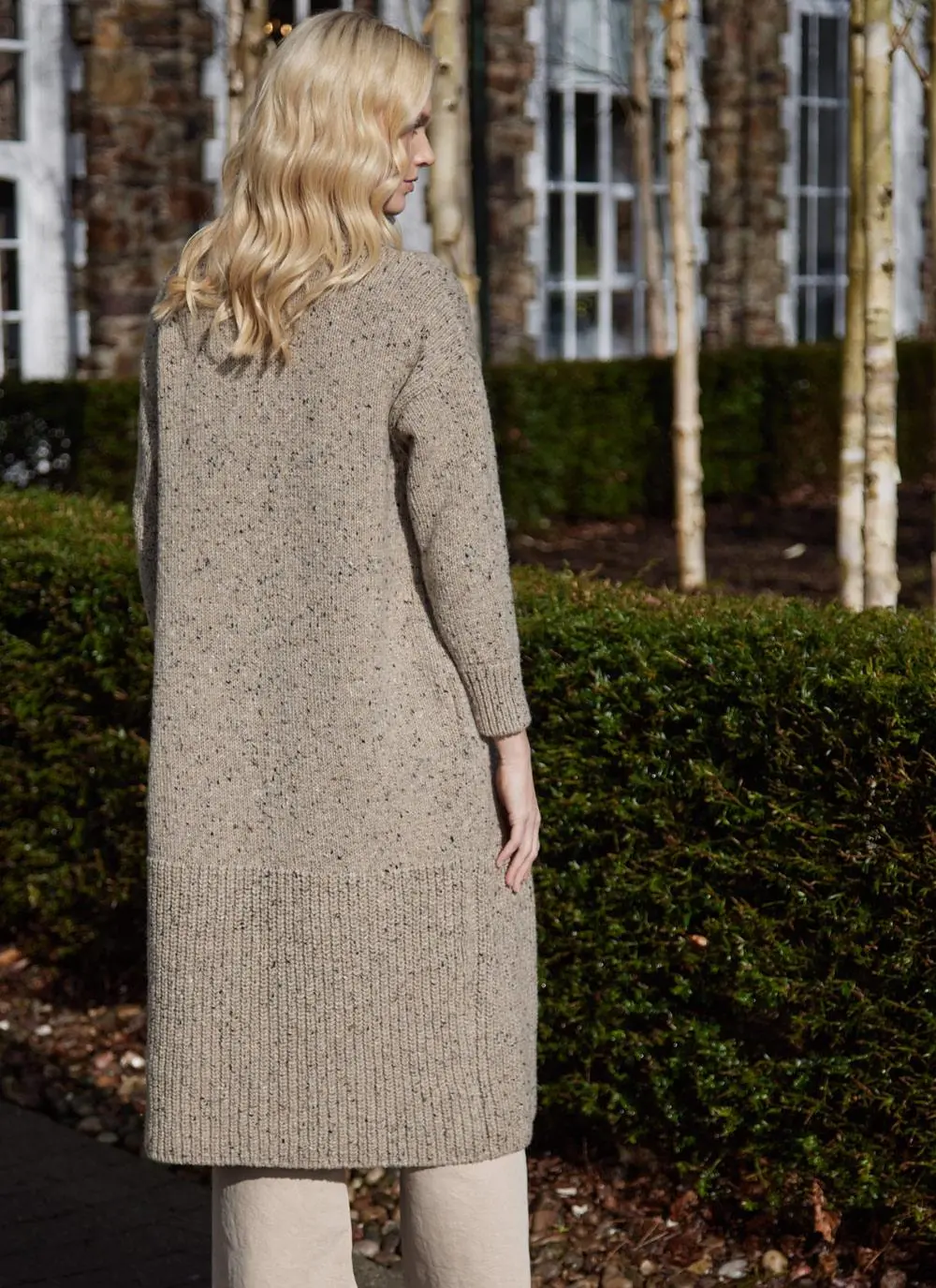 Killaloe Longline Tweed Cardigan 
