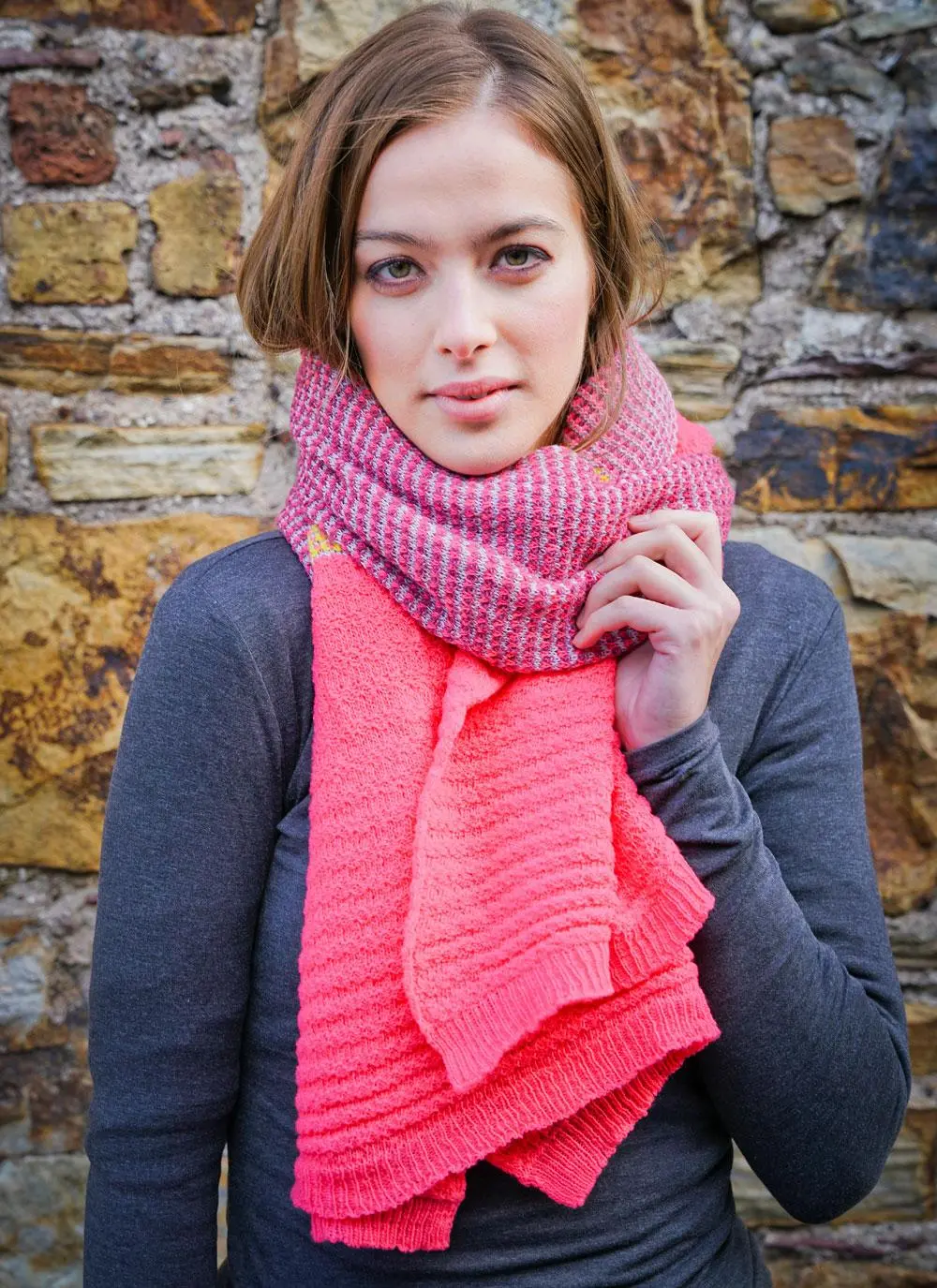 Knitted Scarf Pink