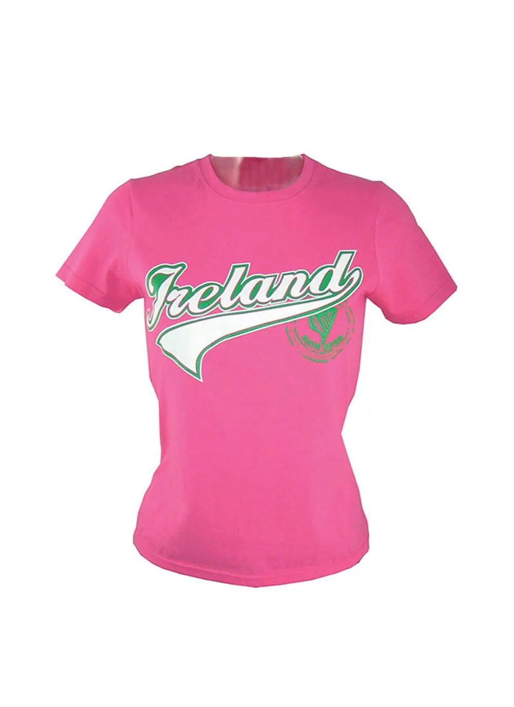 Women's Fitted Pink Ireland T-Shirt