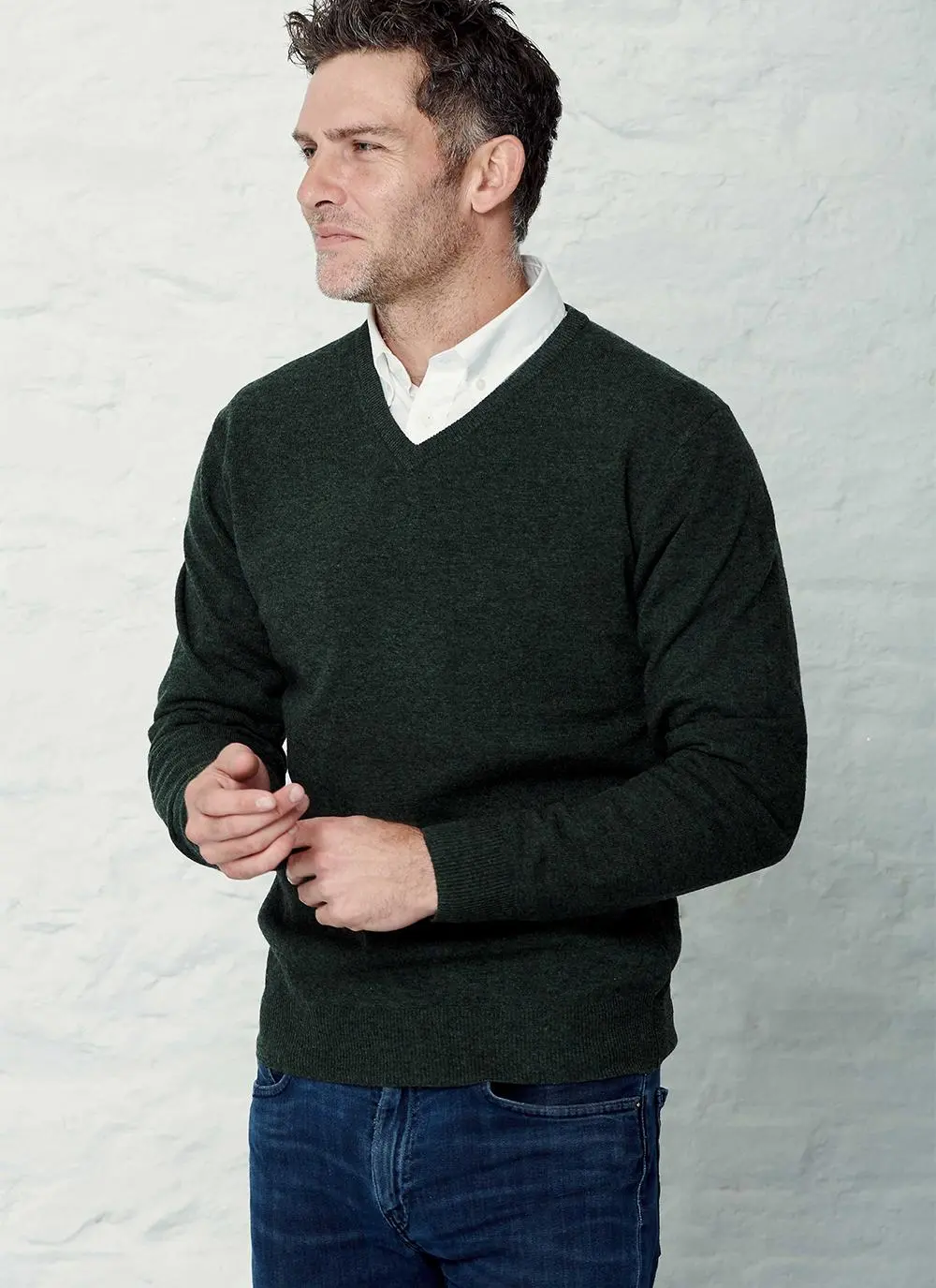 Lambswool V-Neck Sweater