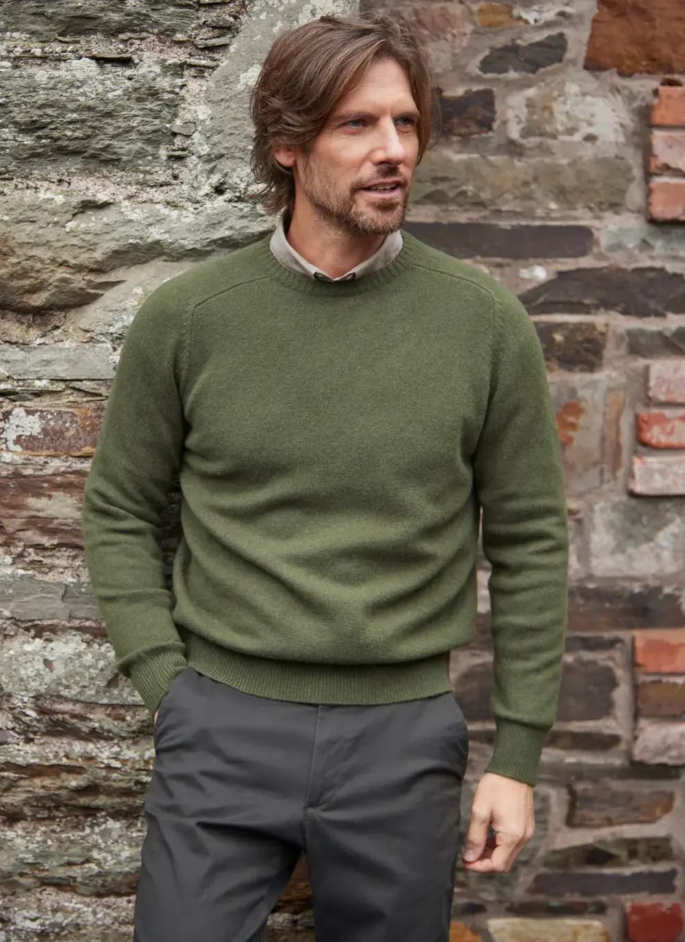 Lambswool Crew Neck Sweater