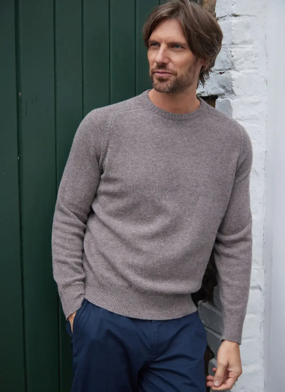 Lambswool Crew Neck Sweater