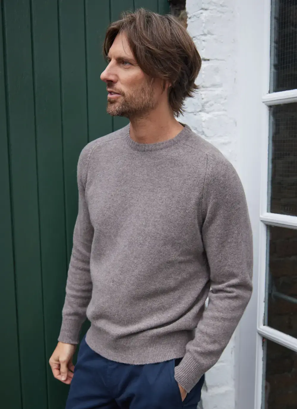 Lambswool Crew Neck Sweater