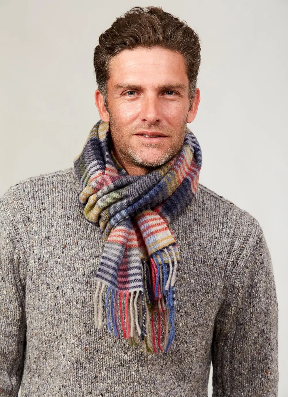 Lambswool Scarf Multicolor Stripe