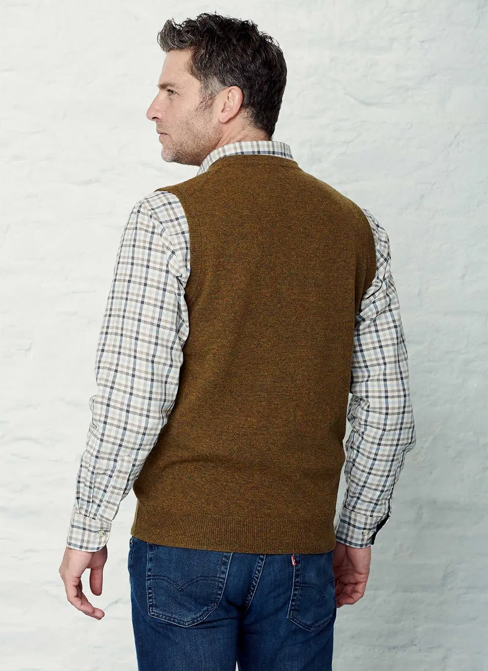 Lambswool Slipover Sweater Vest