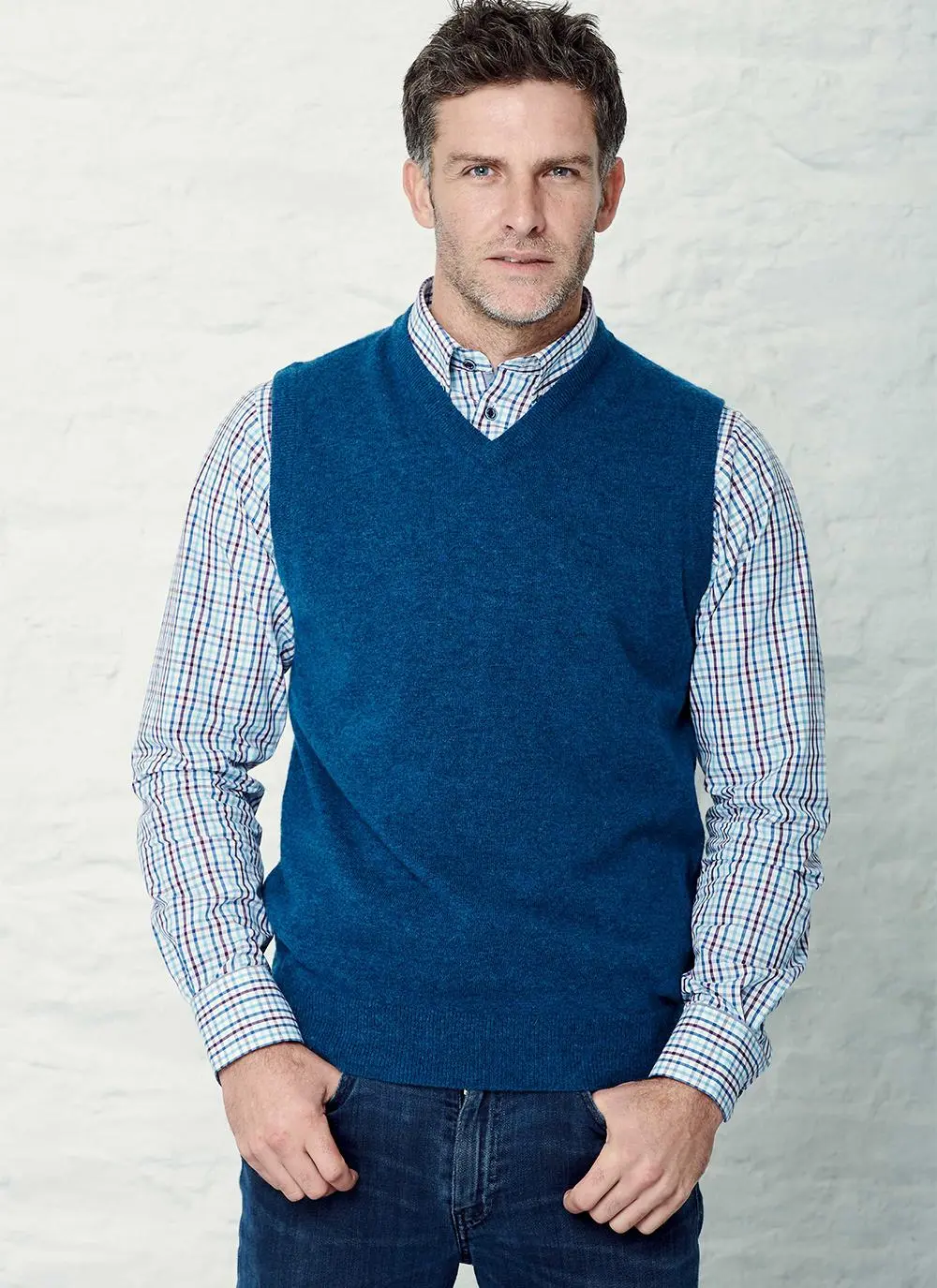 Lambswool Slipover Sweater Vest