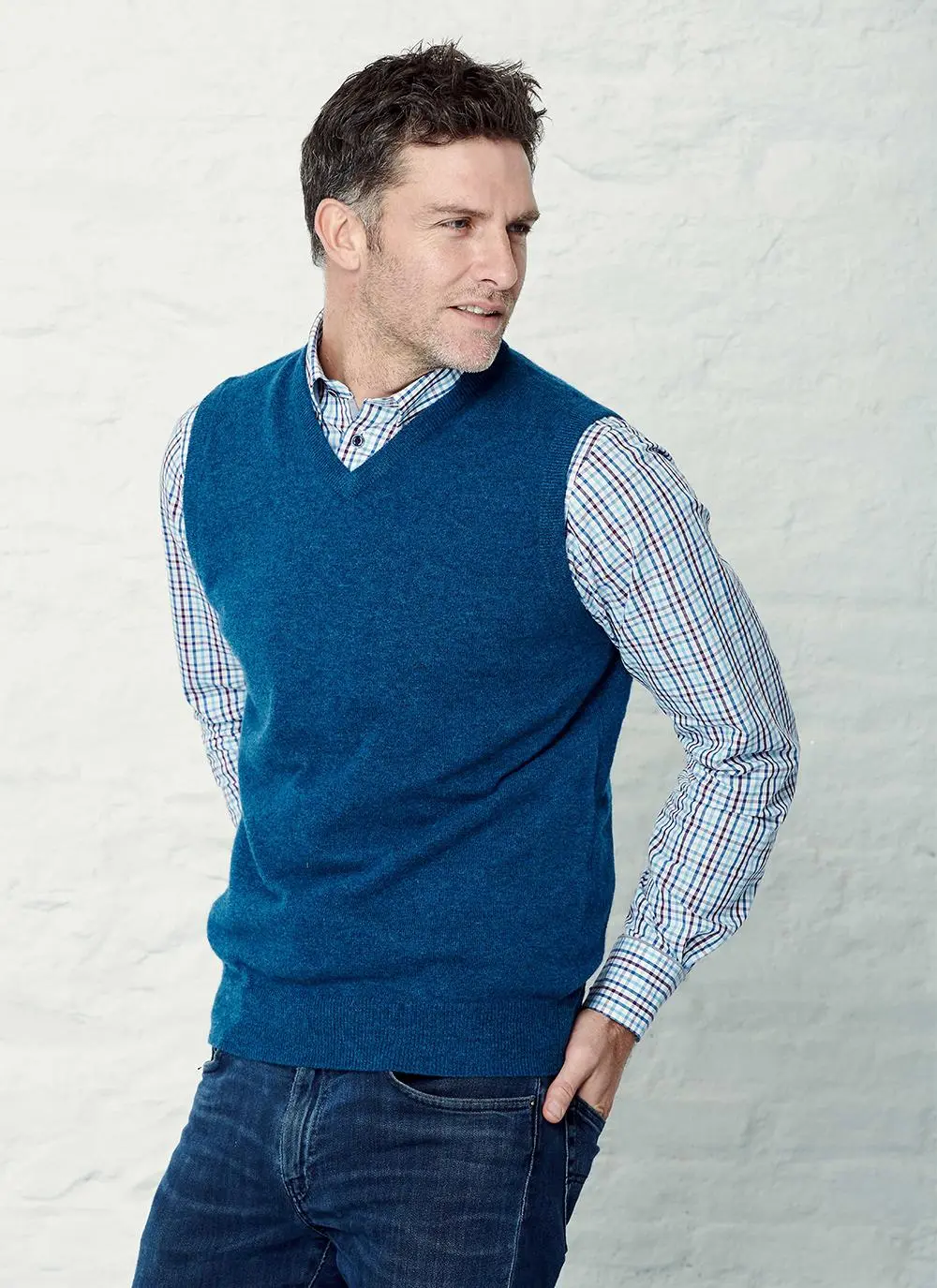 Lambswool Slipover Sweater Vest