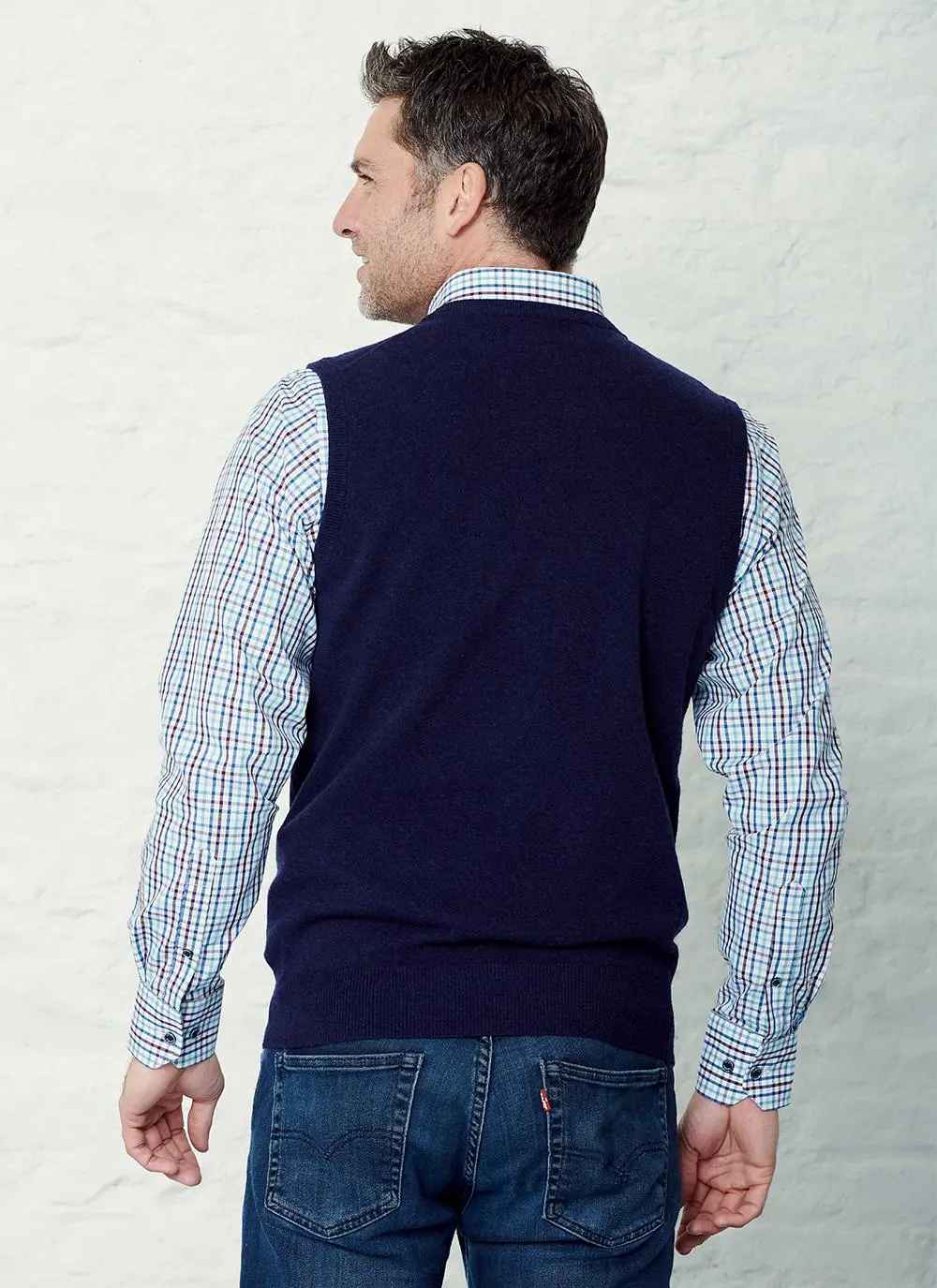 Lambswool Slipover Sweater Vest