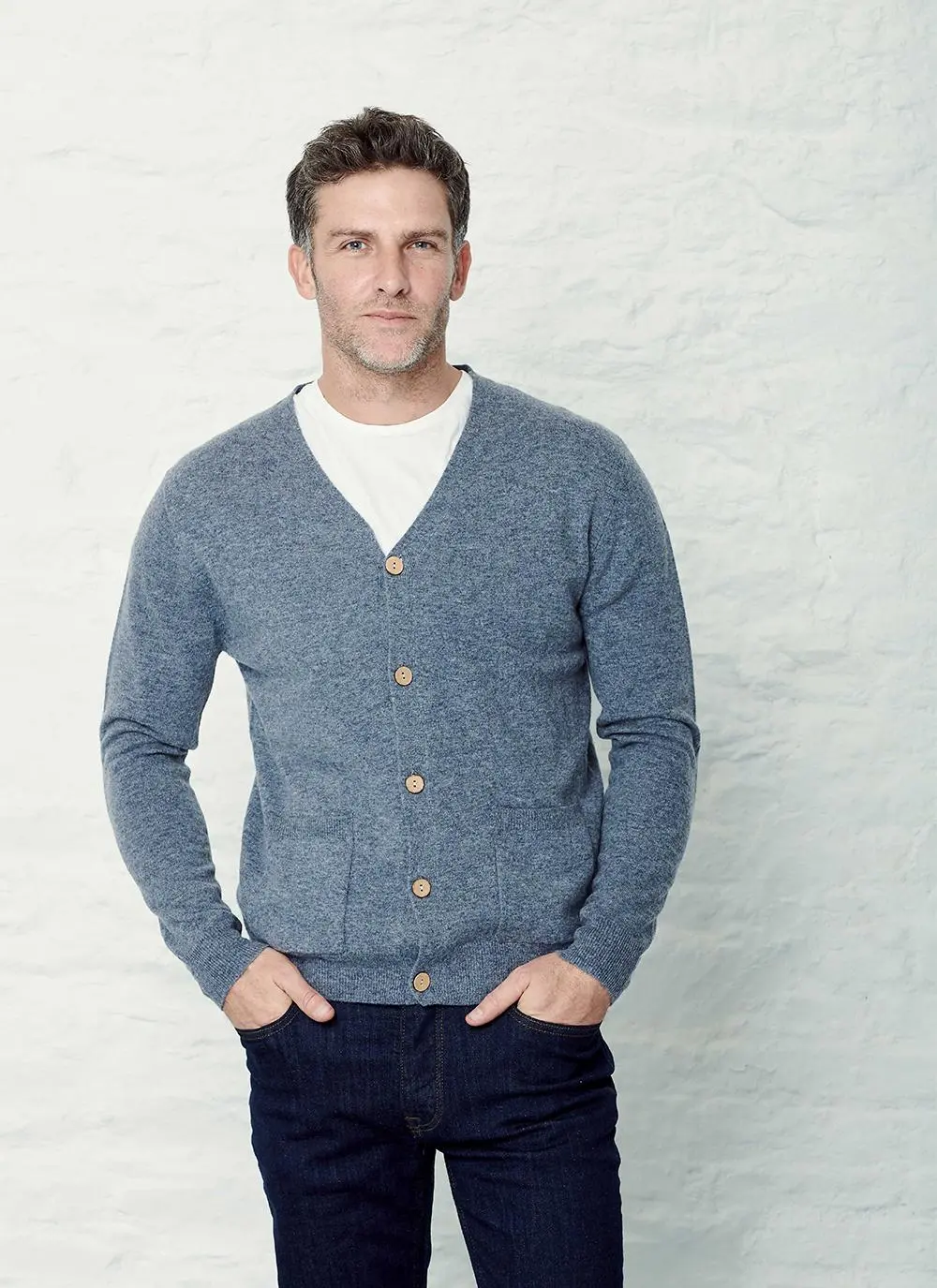 Lambswool V-Neck Cardigan