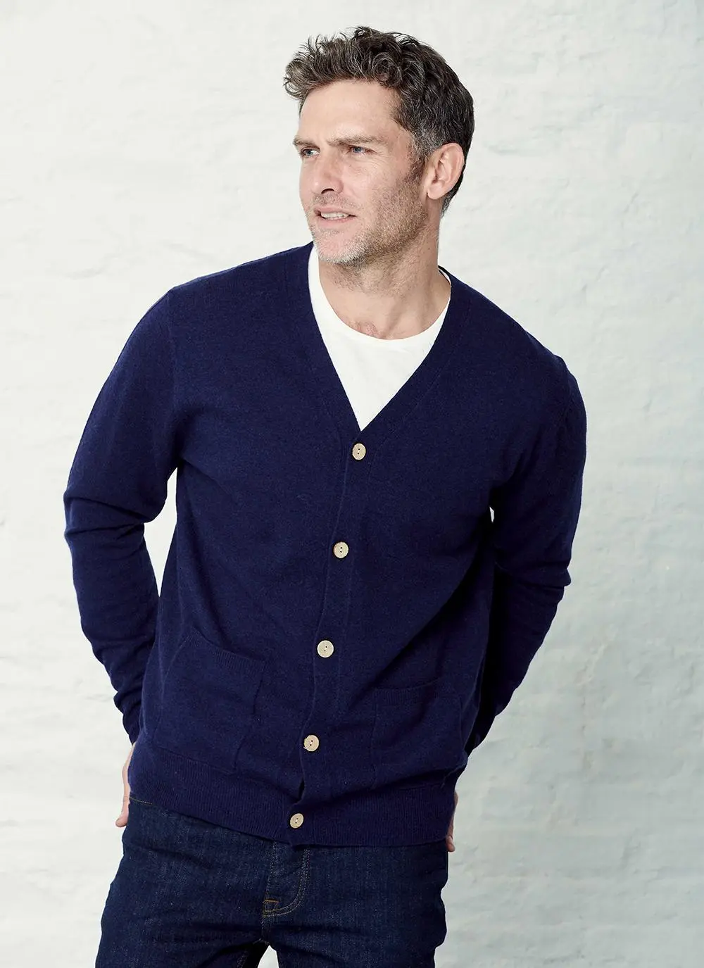 Lambswool V-Neck Cardigan
