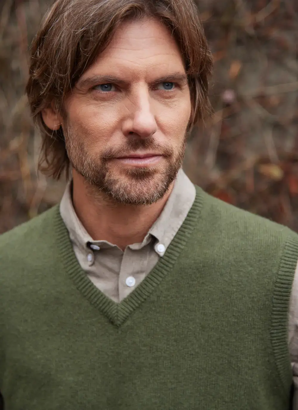 Lambswool V-Neck Slipover