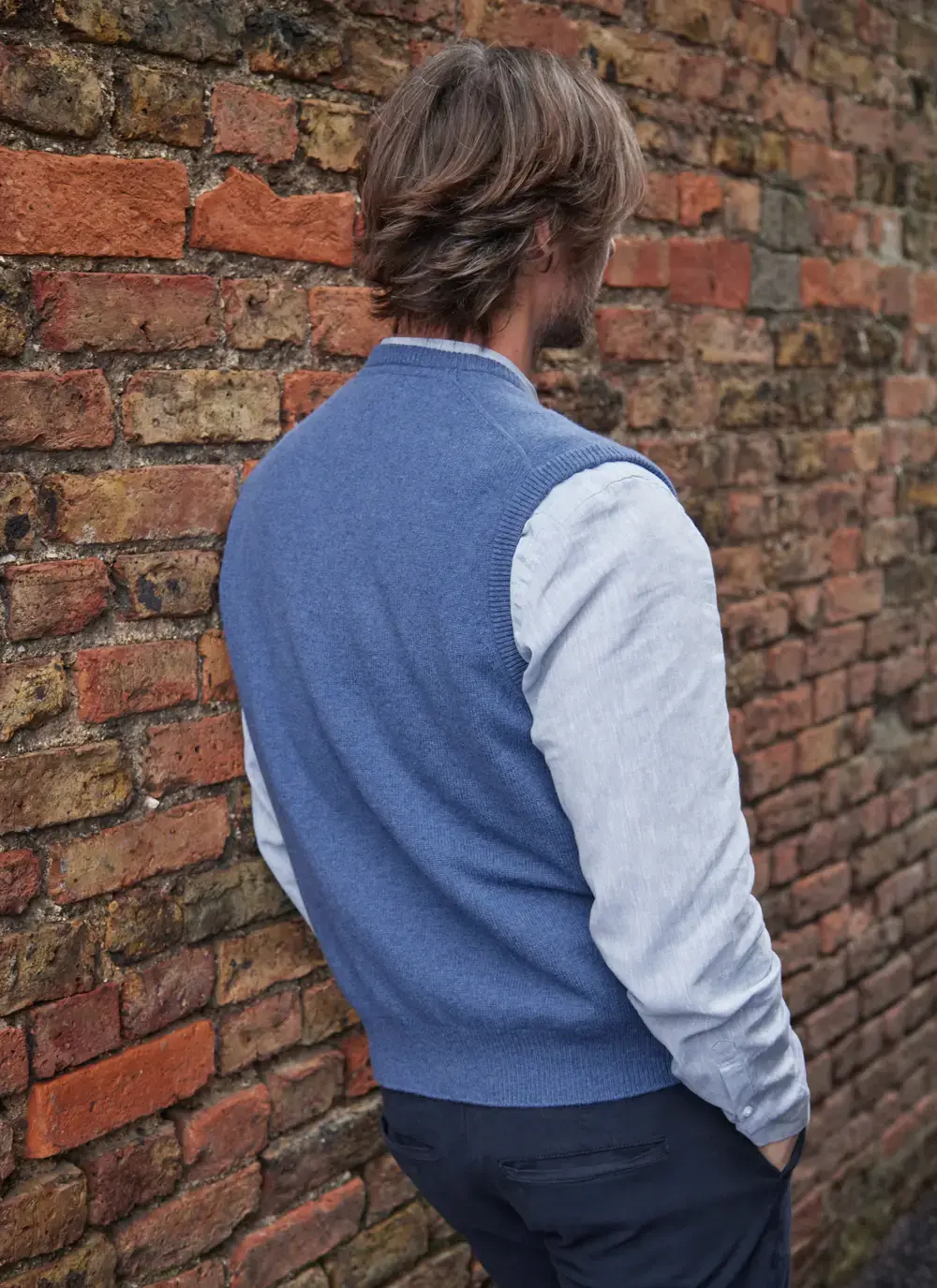 Lambswool V-Neck Slipover