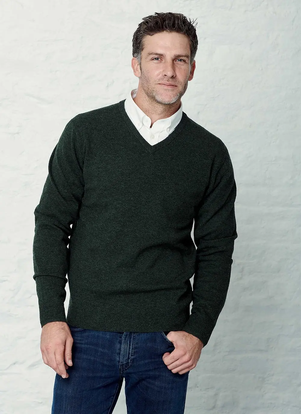 Lambswool V-Neck Sweater