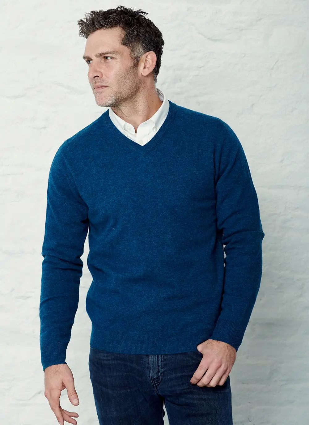 Lambswool V-Neck Sweater